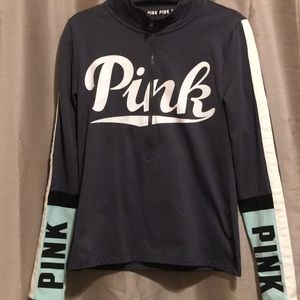 Pink half zip up